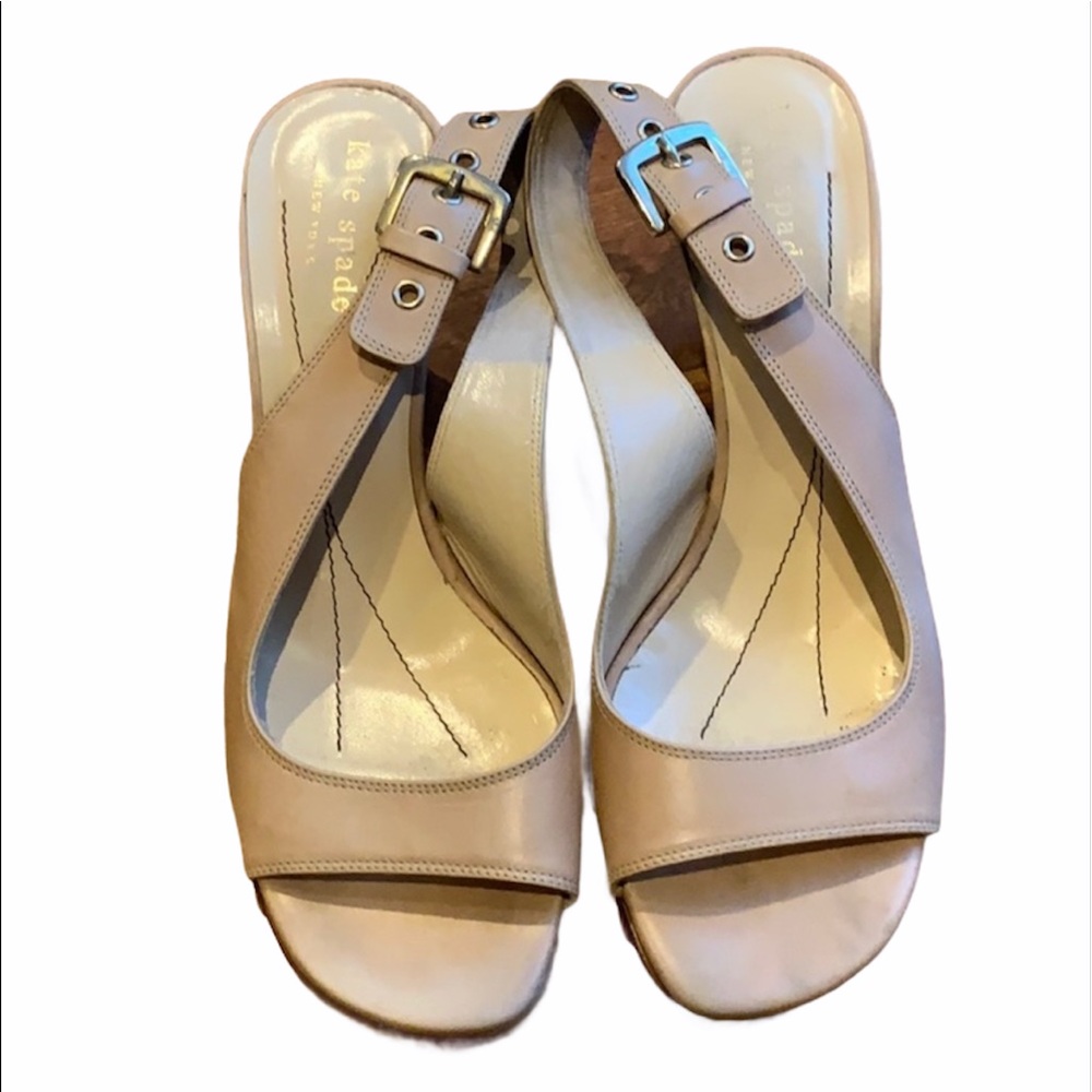 🔴- Kate Spade Heels Tan Beige